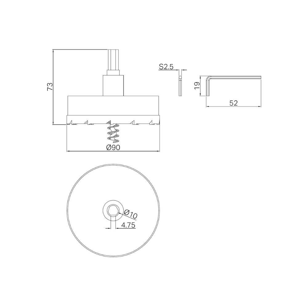 90mm Hole Saw Only - NR001HS