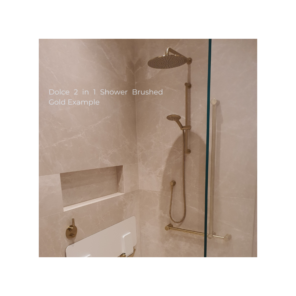 Dolce 2 in 1 Shower Matte Black - NR280705dMB