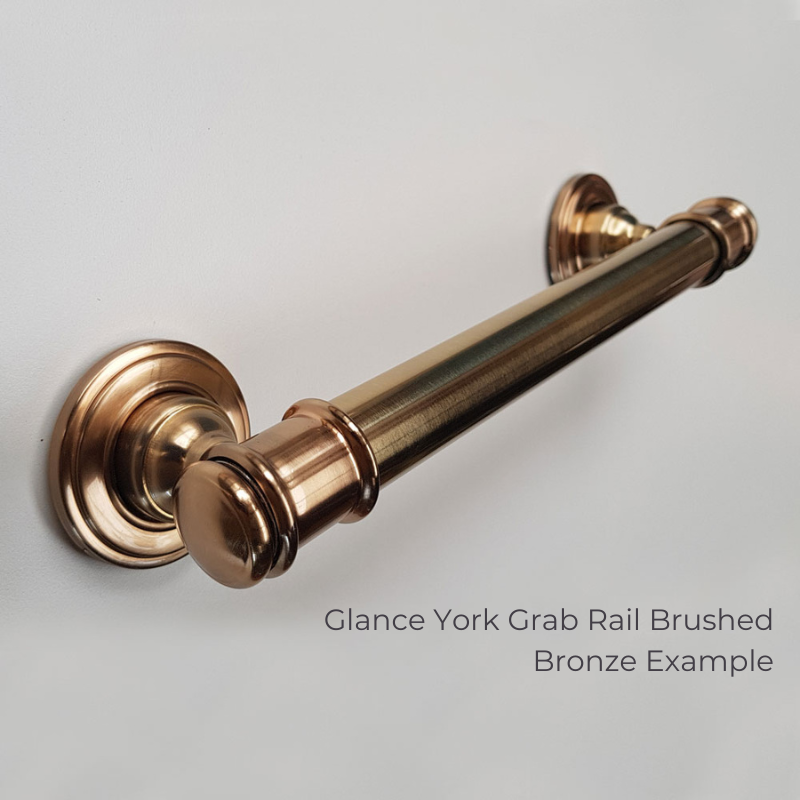 Glance York 32mm Grab Rail 600 Chrome - R0360C