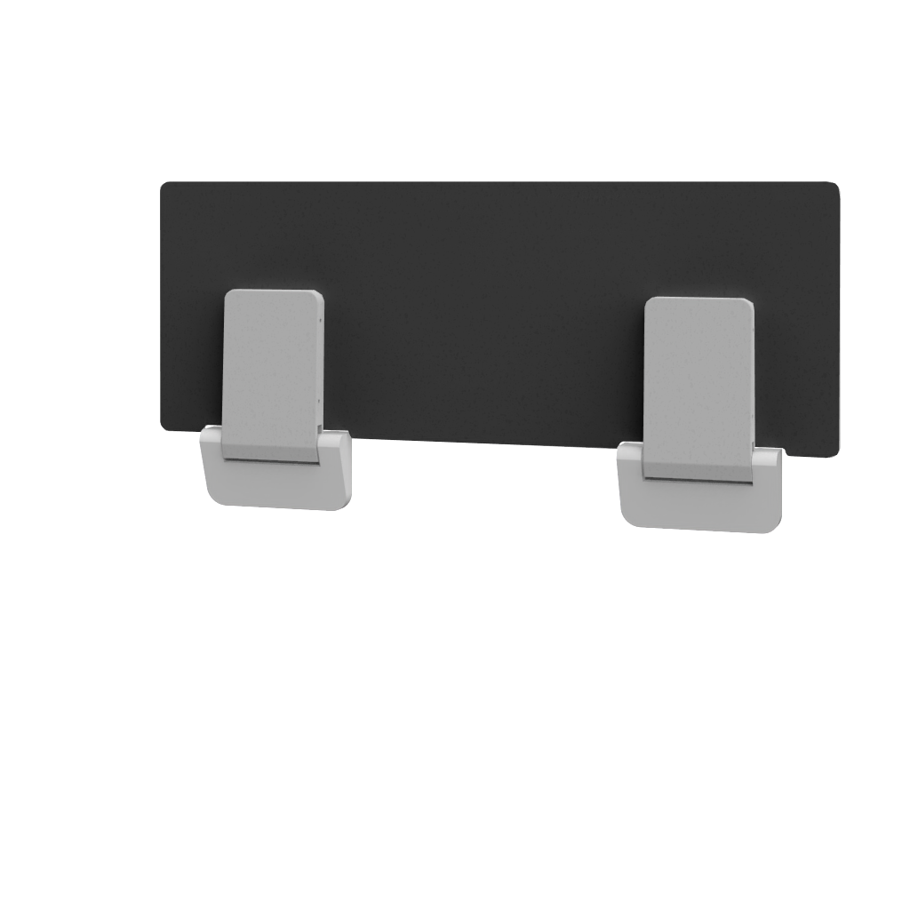 Liberty NZS4121 Wall Shower Seat 800mm Wide Black With White Cover - S01DZBW