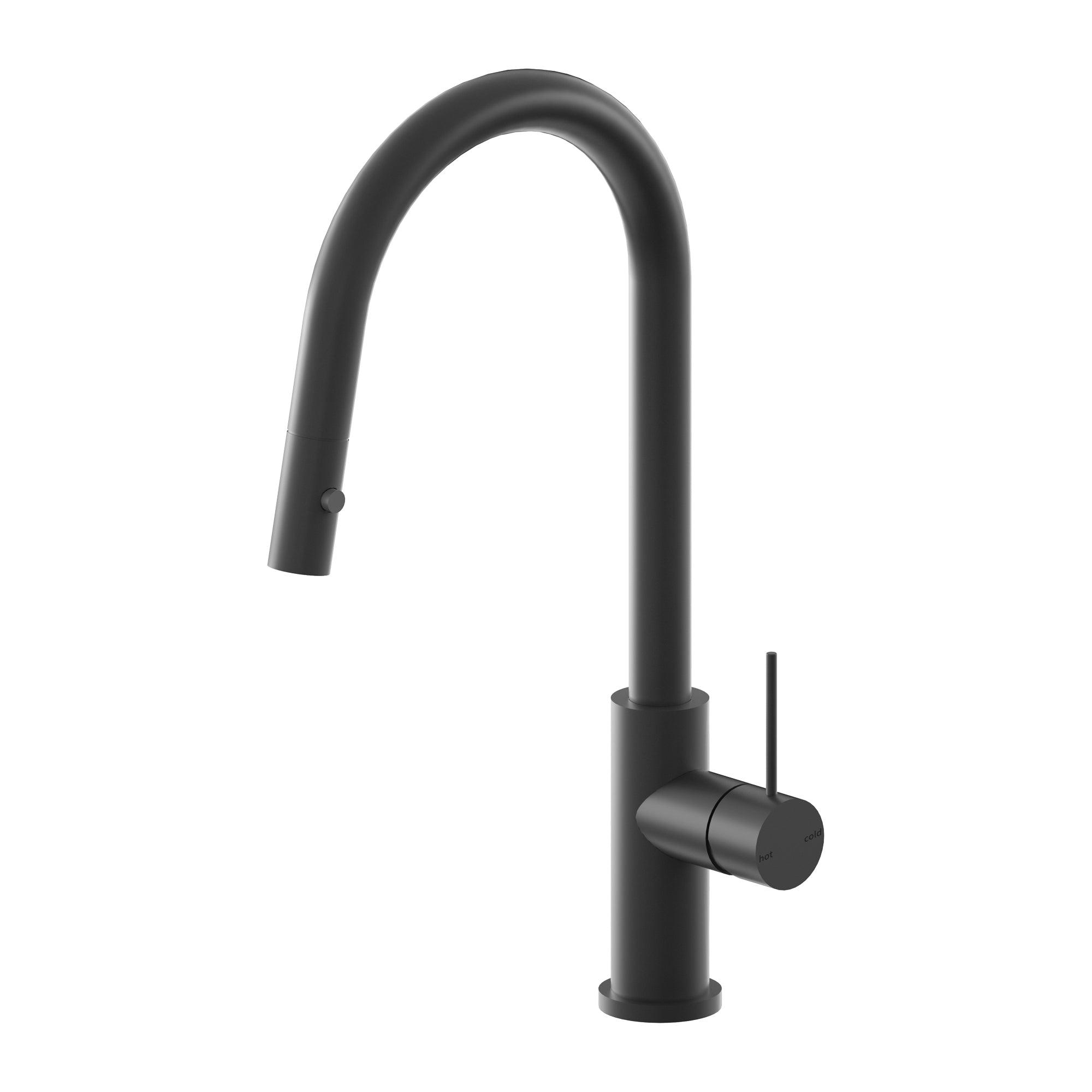 Mecca Pull Out Sink Mixer With Vegie Spray Function Matte Black - NR221908MB