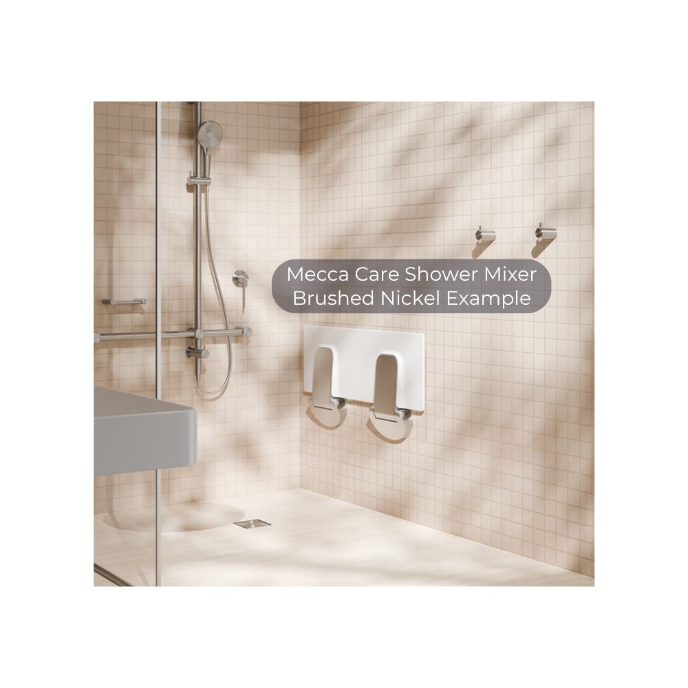 Mecca Care Shower Mixer Matte White - NR221911XMW