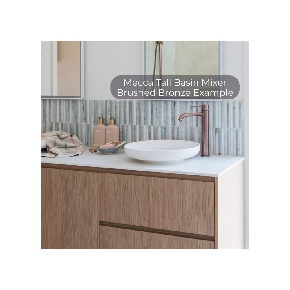 Mecca Tall Basin Mixer Matte Black - NR221901aMB