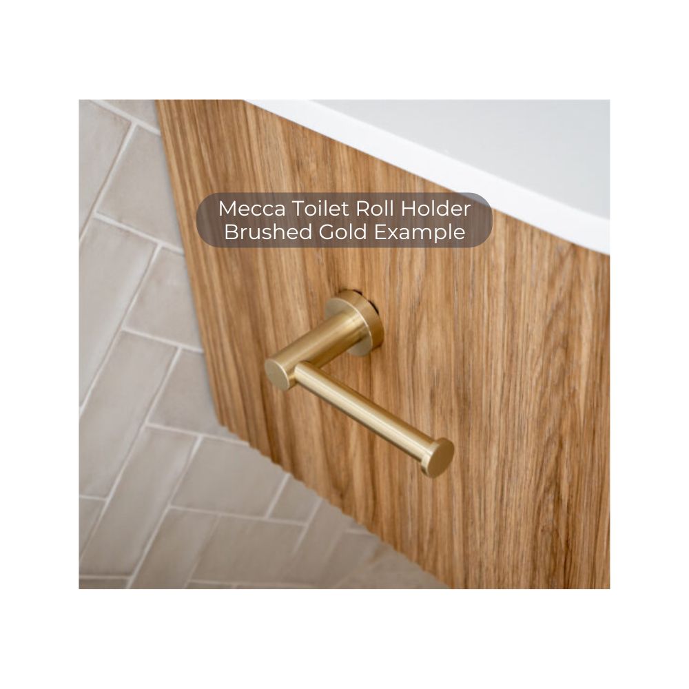 Mecca Toilet Roll Holder Brushed Bronze - NR1986BZ