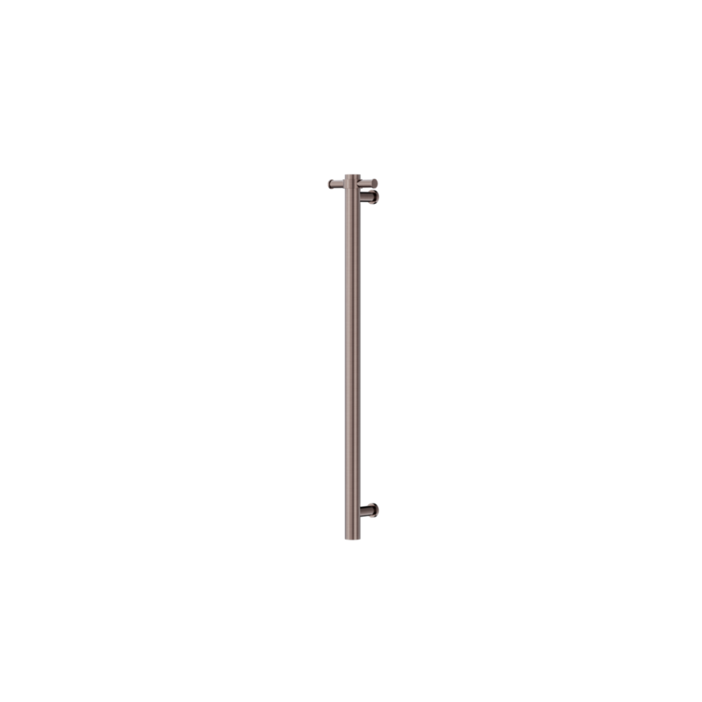 Non Heated Vertical Towel Rail 900mm Brushed Bronze NRV901BZ Avail Design