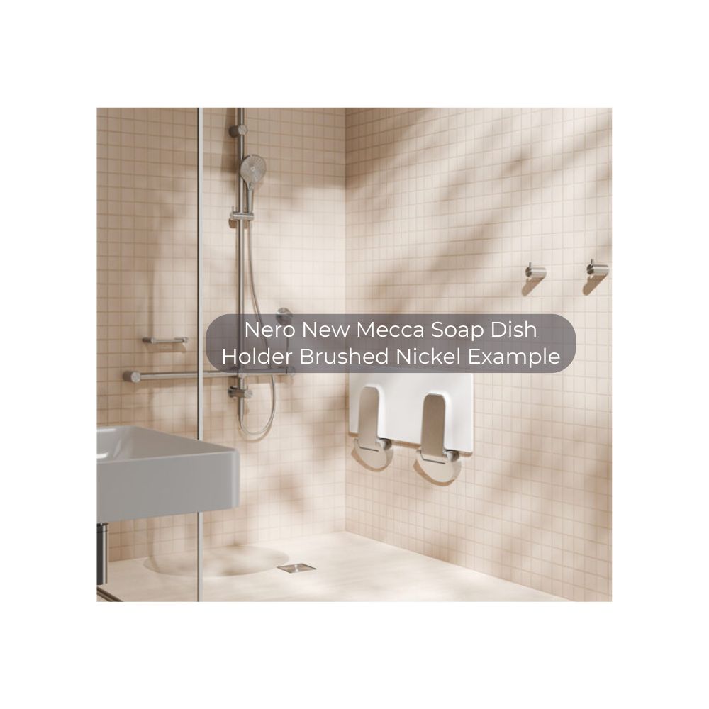 Nero New Mecca Soap Dish Holder Brushed Nickel - NR2381BN