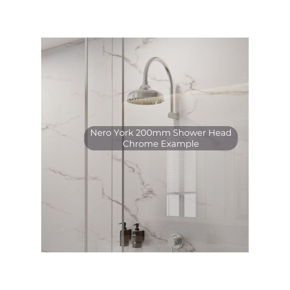 Nero York 200mm Shower Head Chrome - NR508094CH