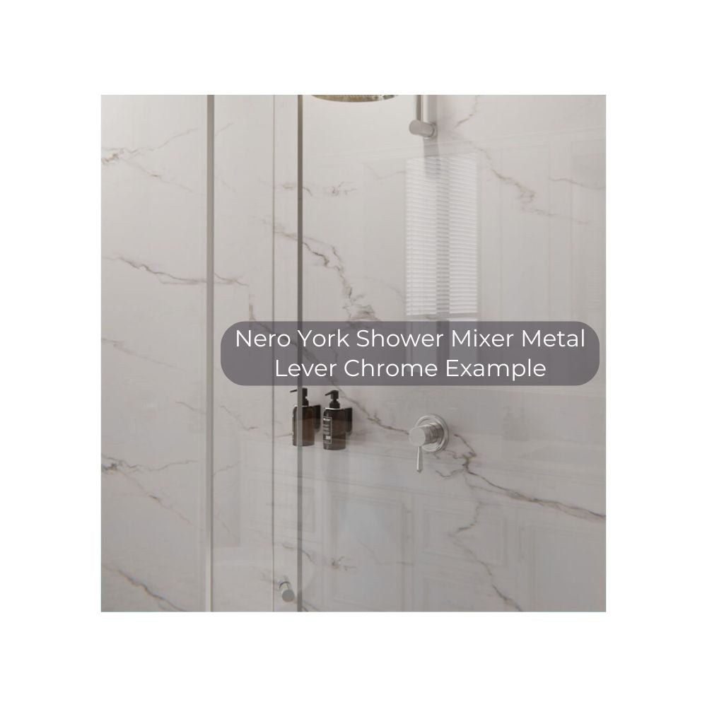 Nero York Shower Mixer Metal Lever Chrome - NR69210902CH