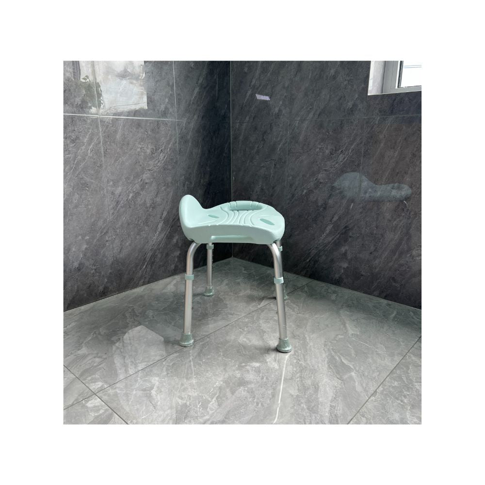Bathroom Safety Bundle – Toilet Support Fold Up Frame & Shower Stool with Handles and Adjustable Legs - S03F1C2