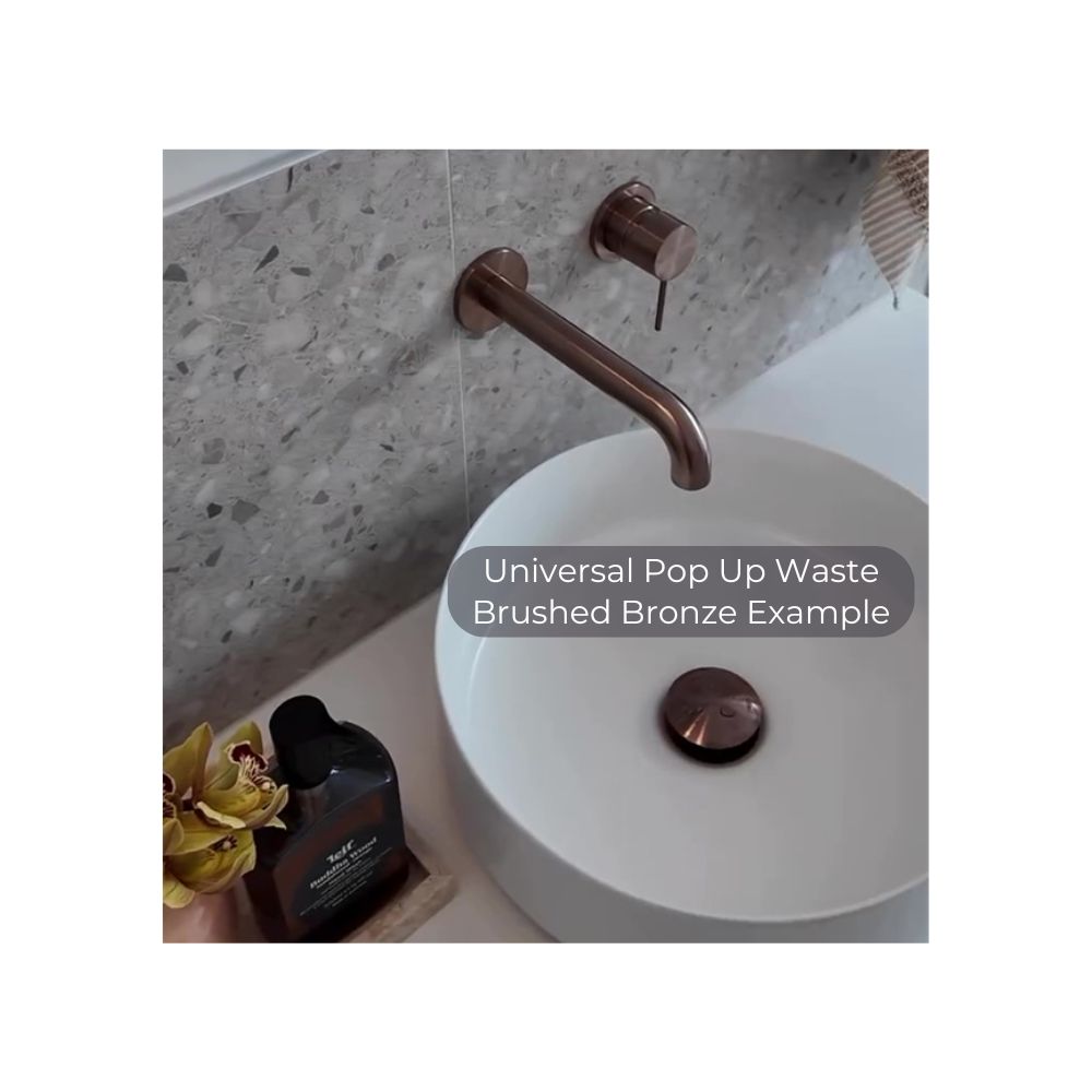 Universal Pop Up Waste Gun Metal - NRA706GM