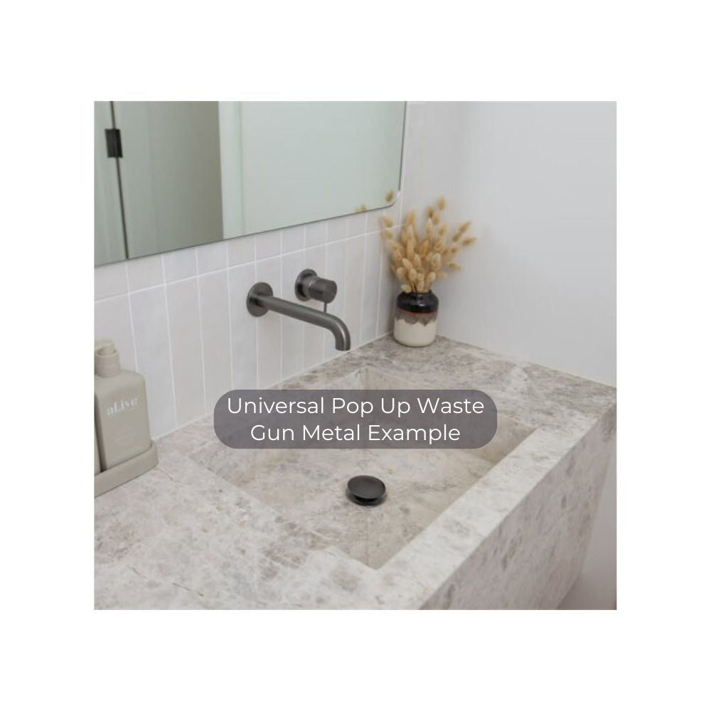 Universal Pop Up Waste Matte Black - NRA706MB