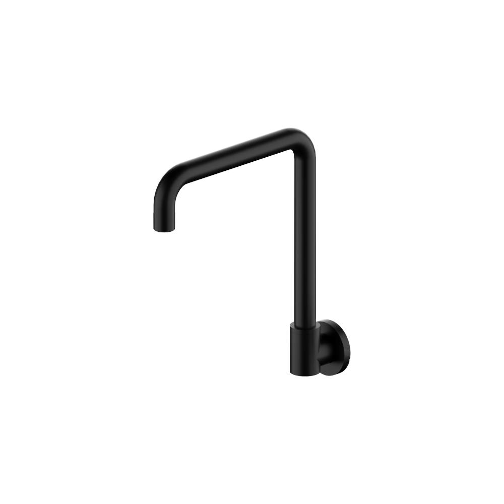 X Plus Wall Mounted Swivel Spout Only Matte Black - NR201607SMB