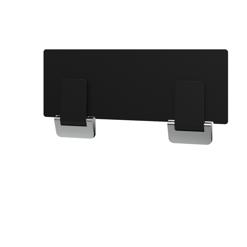 Liberty NZS4121 Wall Shower Seat 800 Wide Black With Chrome Cover - S01DZBC