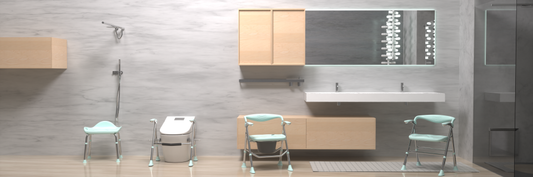 Portable Shower Chairs, Commode & Stool: Flexible Bathroom Support