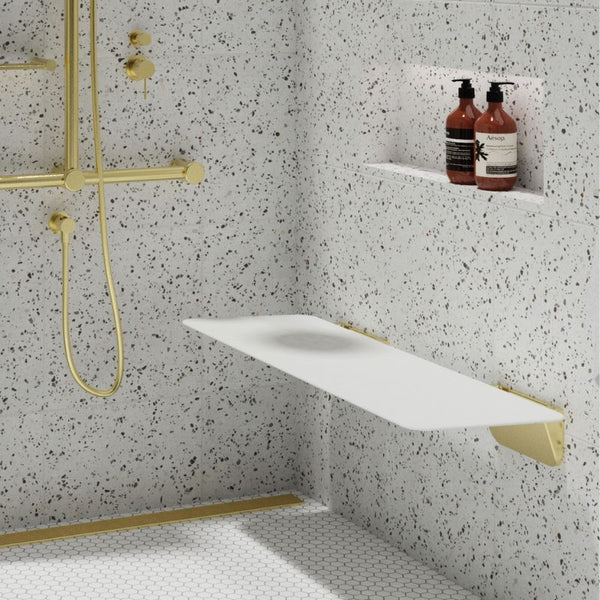 Shower seats and backrests