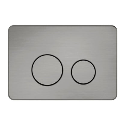 Ambulant and Standard In Wall Toilet Flush Button Plate Graphite - NRPL001GR
