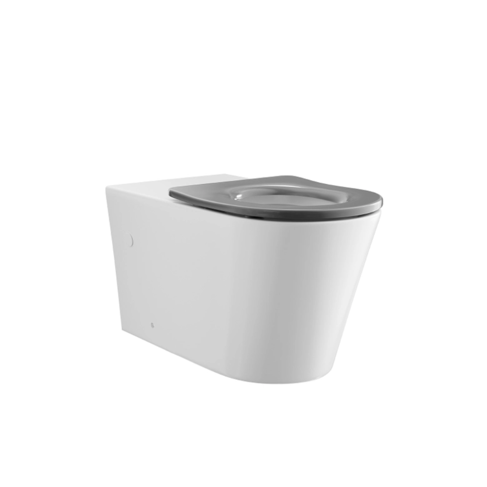 Avail Accessible Toilet Pan For In Wall Cistern with Grey Seat DDA AS1428.1 - ATPDDAG1