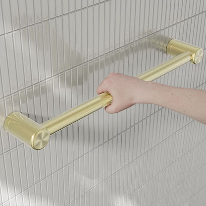 Calibre Mecca 25mm Grab Rail 450mm Brushed Gold - NRCR2518BG