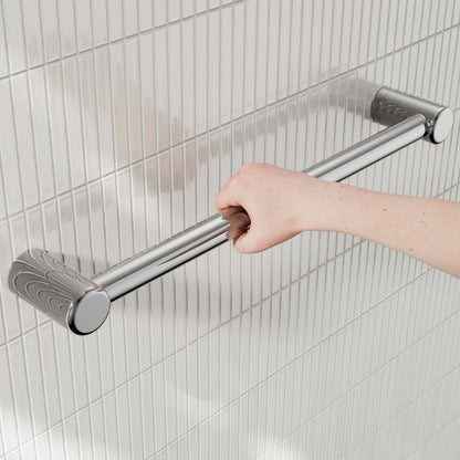 Calibre Mecca 25mm Grab Rail 450mm Chrome - NRCR2518CH