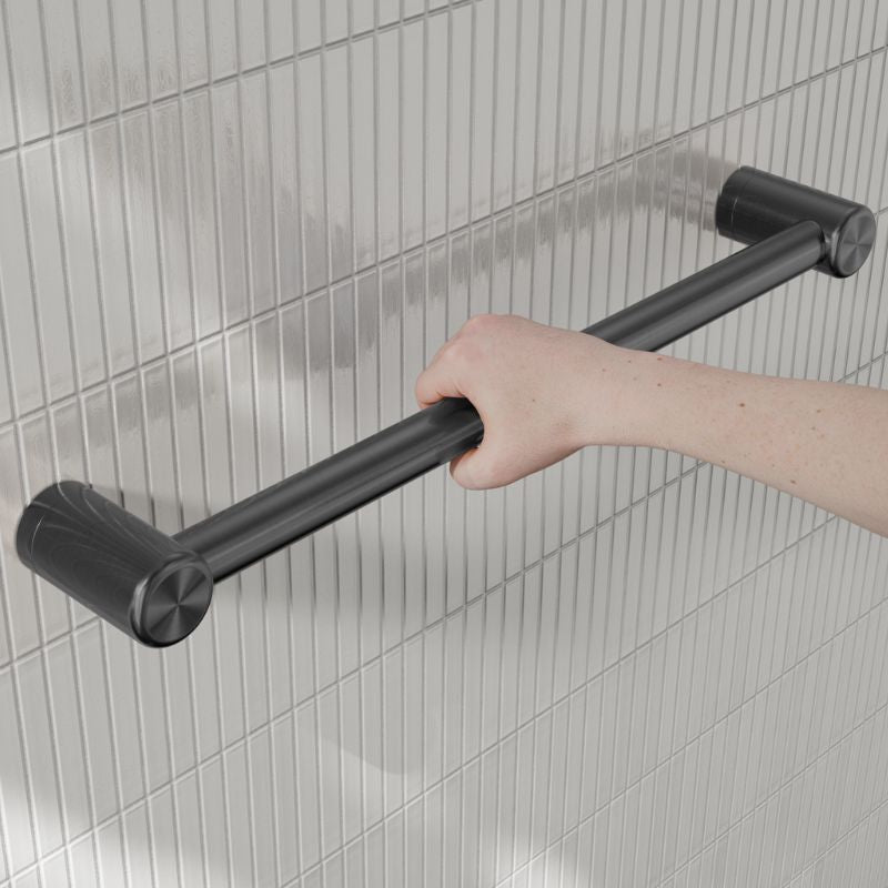 Calibre Mecca 25mm Grab Rail 450mm Gun Metal - NRCR2518GM