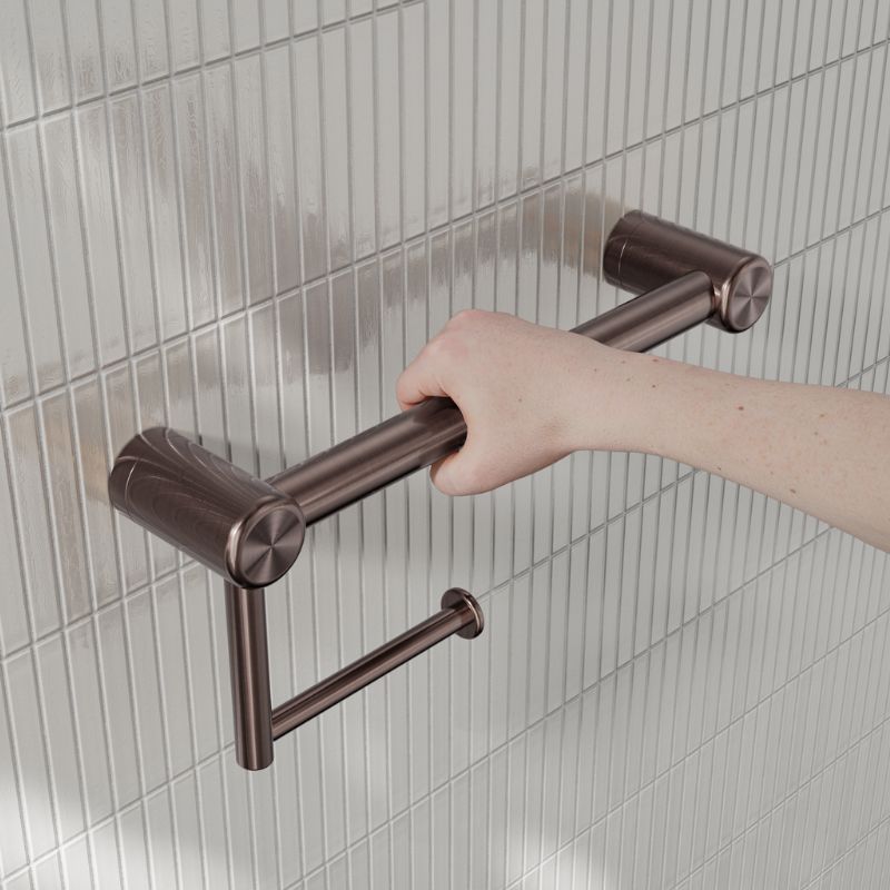 Calibre Mecca 25mm Toilet Roll Rail 300mm Brushed Bronze - NRCR2512ABZ
