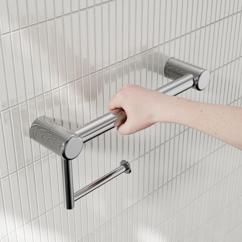 Calibre Mecca 25mm Toilet Roll Rail 300mm Chrome - NRCR2512ACH