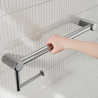 Calibre Mecca 25mm Toilet Roll Rail 450mm Chrome - NRCR2518ACH