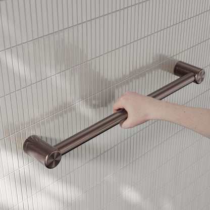 Calibre Mecca 32mm Grab Rail 600mm Brushed Bronze - NRCR3224BZ