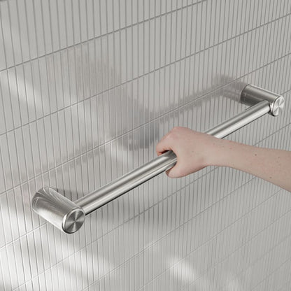 Calibre Mecca 32mm Grab Rail 600mm Brushed Nickel - NRCR3224BN