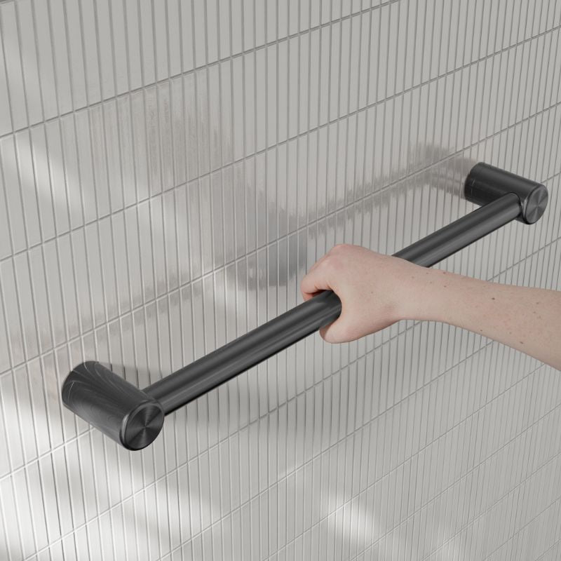 Calibre Mecca 32mm Grab Rail 600mm Gun Metal - NRCR3224GM