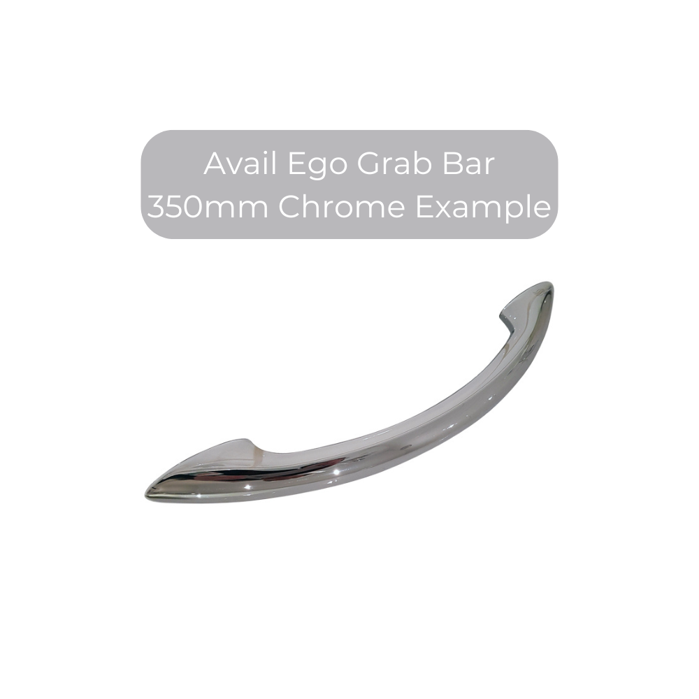 Ego Slimline Grab Bar 650mm Chrome - A1390CCR