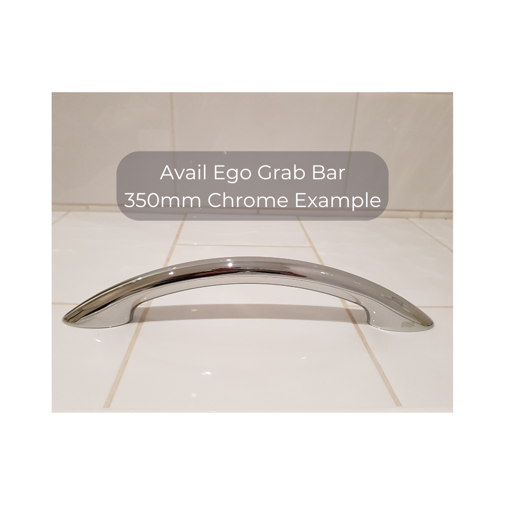 Ego Slimline Grab Bar 500mm Chrome - A1390BCR