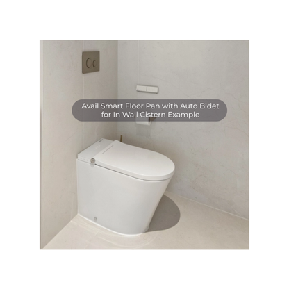Avail Smart Floor Pan with Auto Bidet for In Wall Cistern - ATSP1
