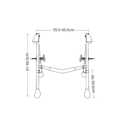 Avail Toilet Support Fold Up Frame - S03F1