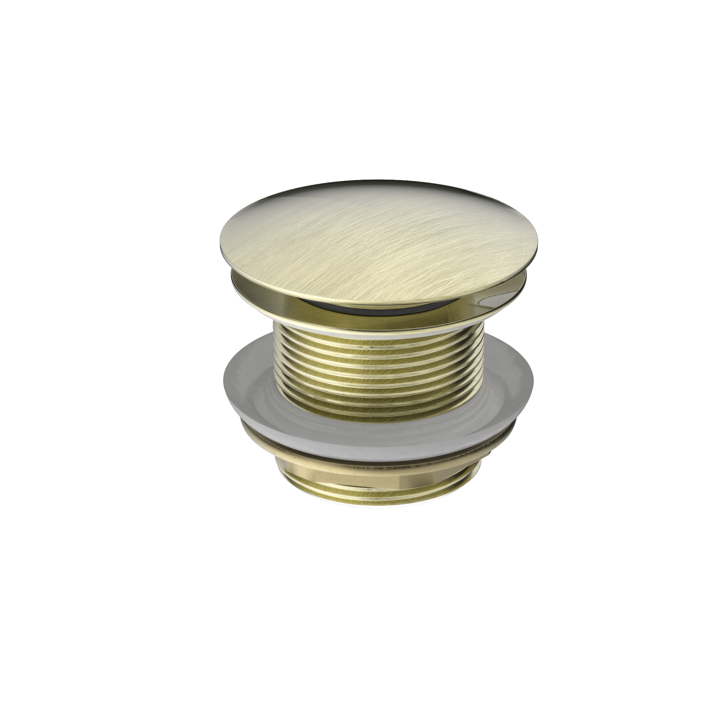 BATH 40MM POP-UP PLUG WITH REMOVABLE WASTE NO OVERFLOW AGED BRASS
