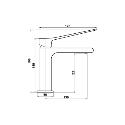Bianca Care Basin Mixer Chrome - NR321502ACH