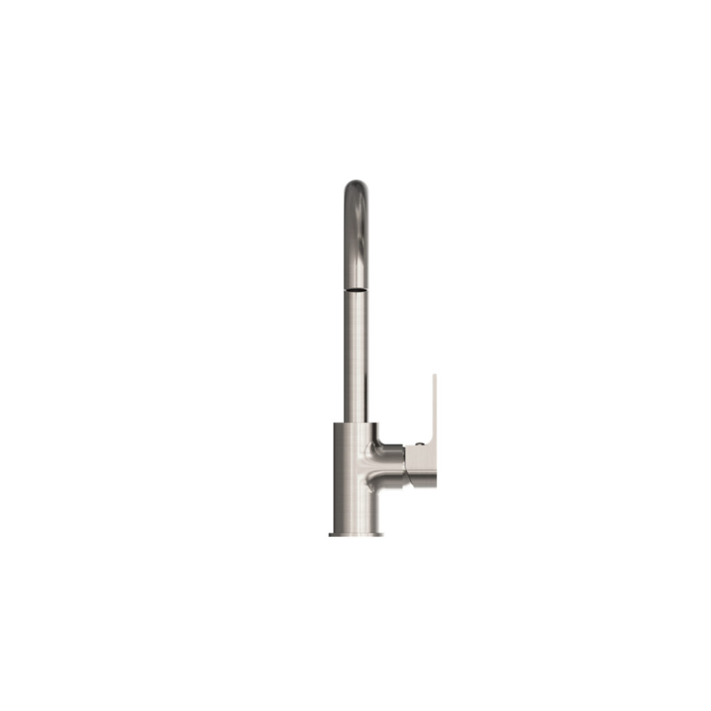 Bianca Kitchen Mixer Gooseneck Spout Brushed Nickel - NR321506BN
