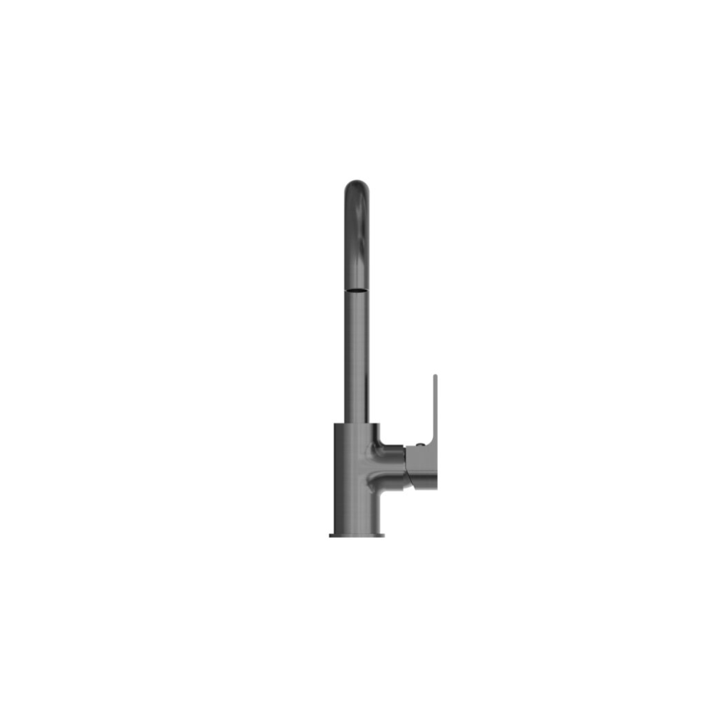 Bianca Kitchen Mixer Gooseneck Spout Gun Metal - NR321506GM