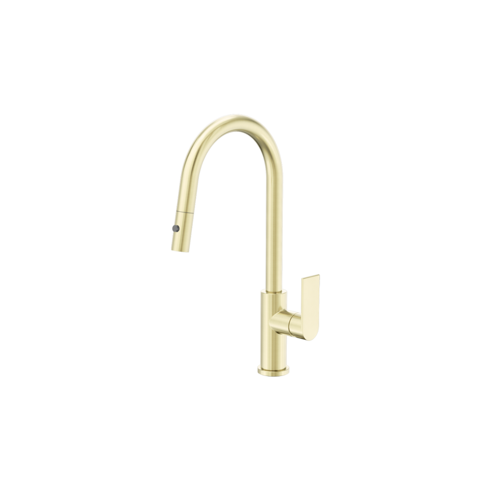 Bianca Pull Out Sink Mixer With Vegie Spray Function Brushed Gold - NR321508BG