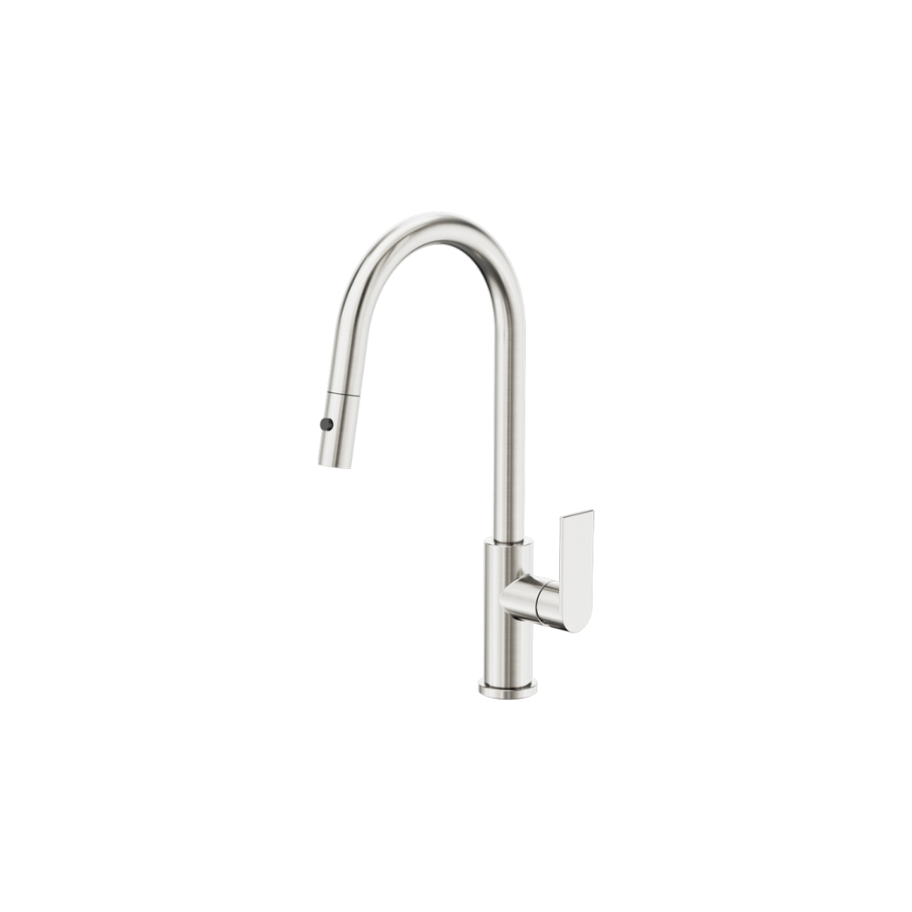 Bianca Pull Out Sink Mixer With Vegie Spray Function Brushed Nickel - NR321508BN