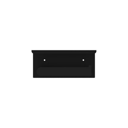 Bianca Toilet Roll Holder With Phone Holder Matte Black - NR9086aMB