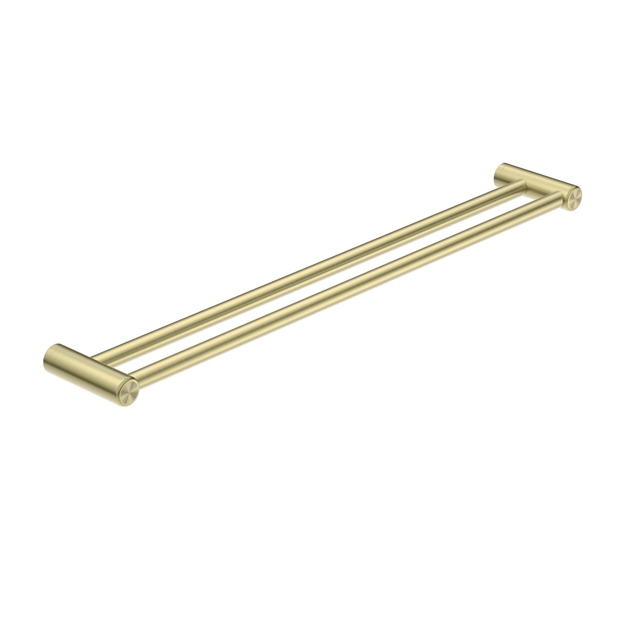 CALIBRE MECCA 25MM DOUBLE TOWEL GRAB RAIL 900MM BRUSHED GOLD