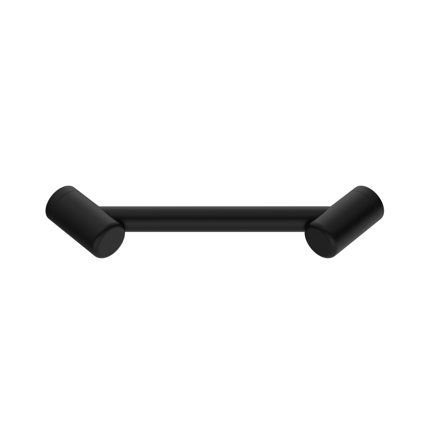 Calibre Mecca 25mm Footrest Corner Grab Rail 215mm Matte Black - NRCR2508WMB