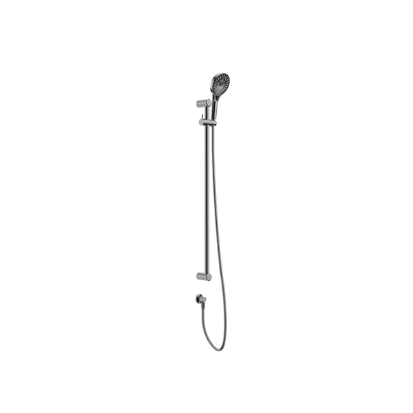 Calibre Mecca 25mm Grab Rail And Adjustable Shower Rail Set 900mm Chrome - NRCS004CH