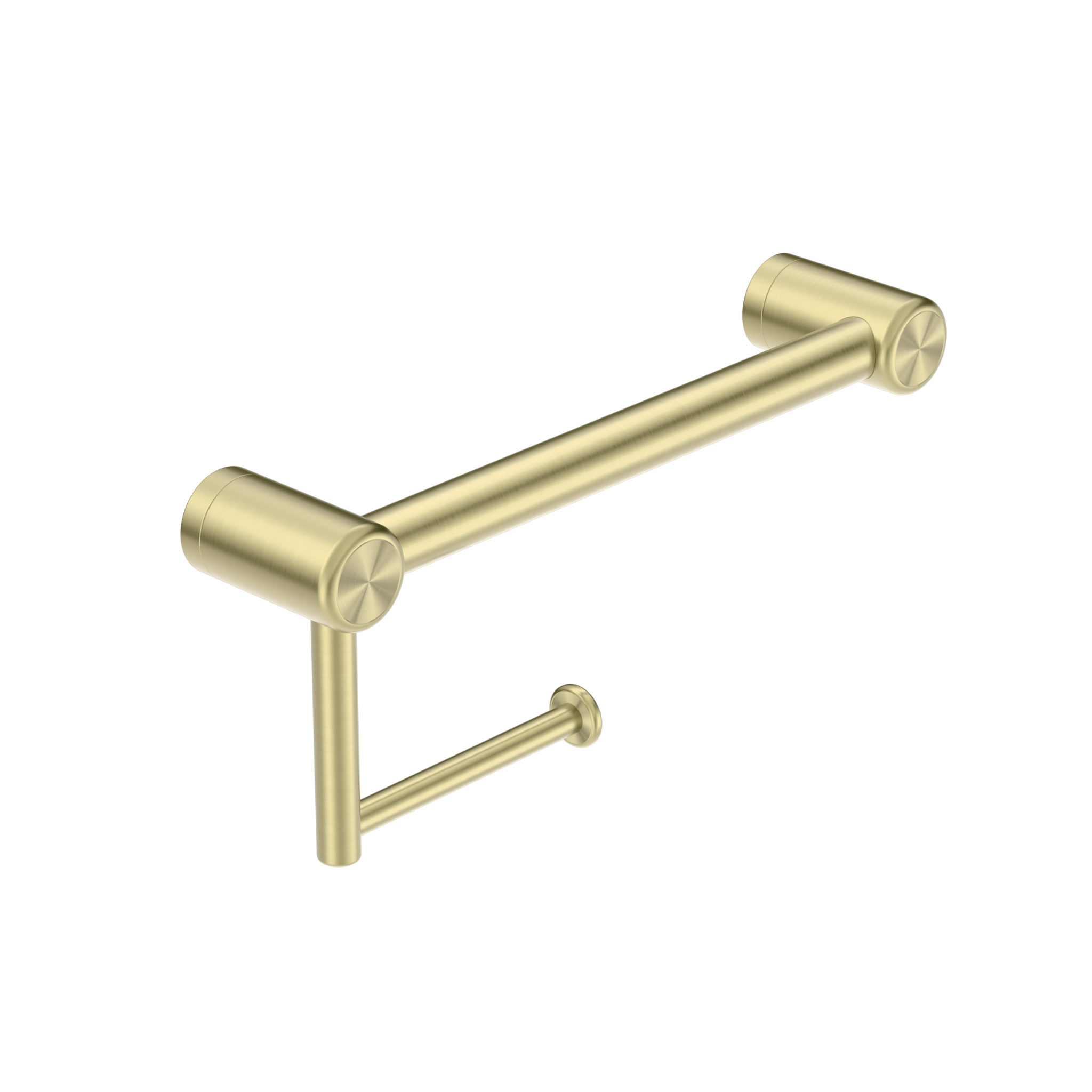 CALIBRE MECCA 25MM TOILET ROLL RAIL 300MM BRUSHED GOLD