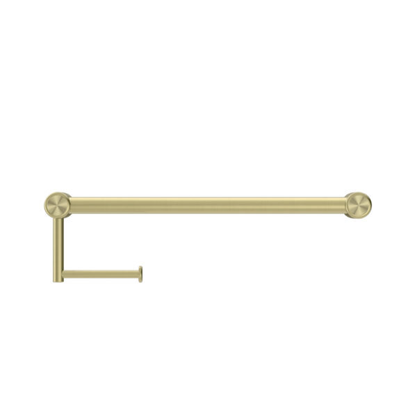 Calibre Mecca 25mm Toilet Roll Rail 300mm Brushed Gold - NRCR2512ABG