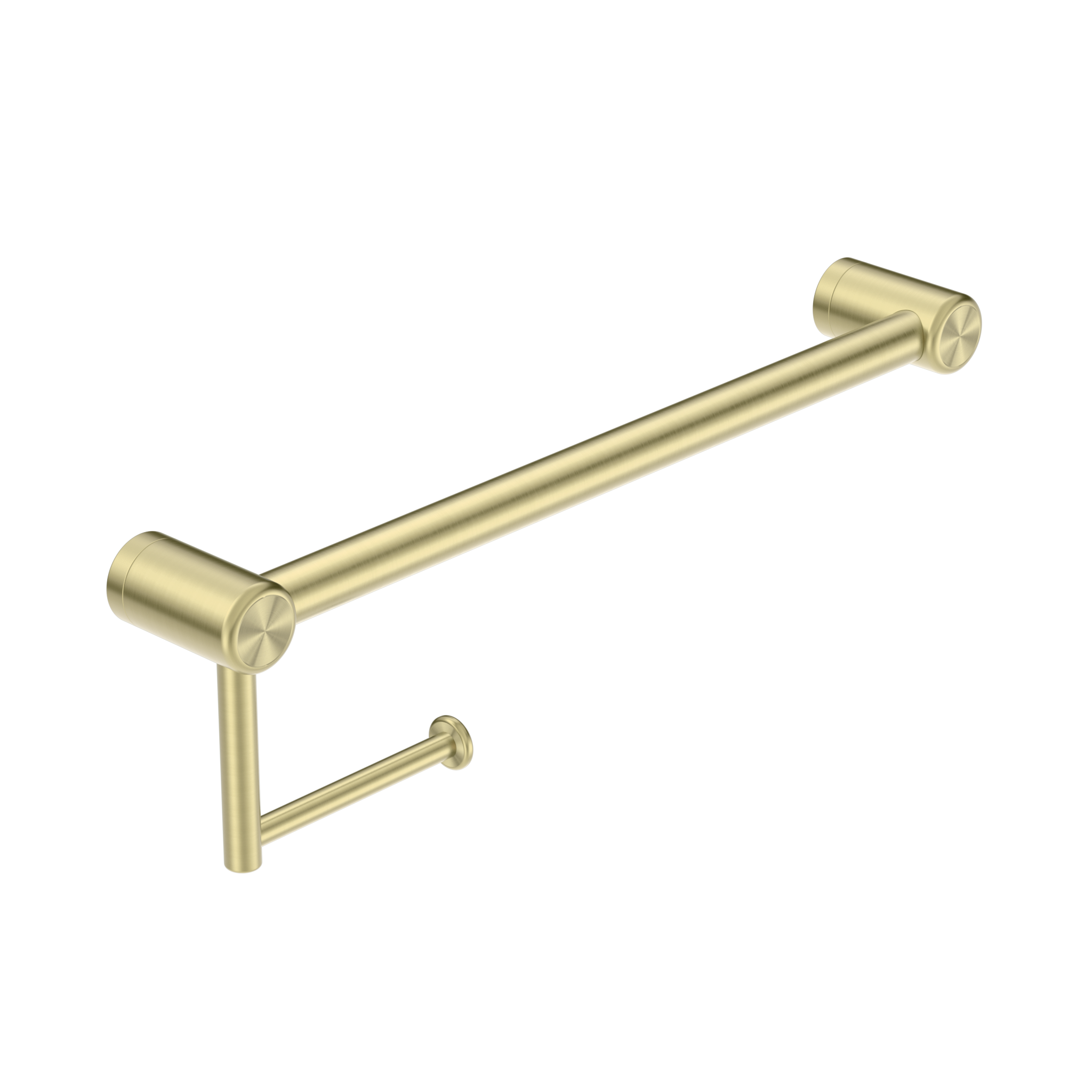 CALIBRE MECCA 25MM TOILET ROLL RAIL 450MM BRUSHED GOLD