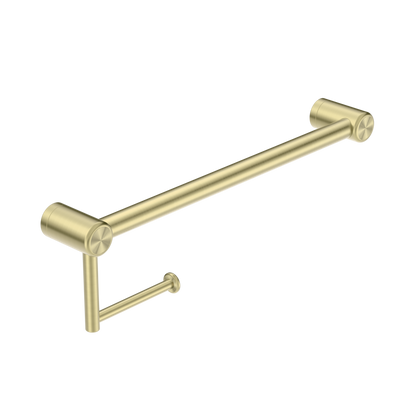 CALIBRE MECCA 25MM TOILET ROLL RAIL 450MM BRUSHED GOLD