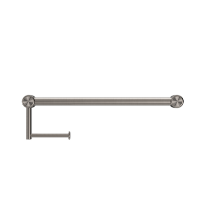 Calibre Mecca 25mm Toilet Roll Rail 450mm Brushed Nickel - NRCR2518ABN