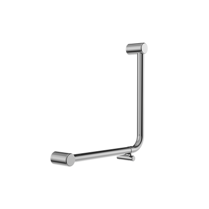 Calibre Mecca 32mm AS1428.1 Ambulant 90 Degree Bent Tube Grab Rail 450x450mm Chrome - NRCR3290DCH